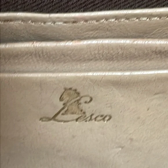 Vintage Lesco Black Faux Alligator Handbag - Picture 10 of 13